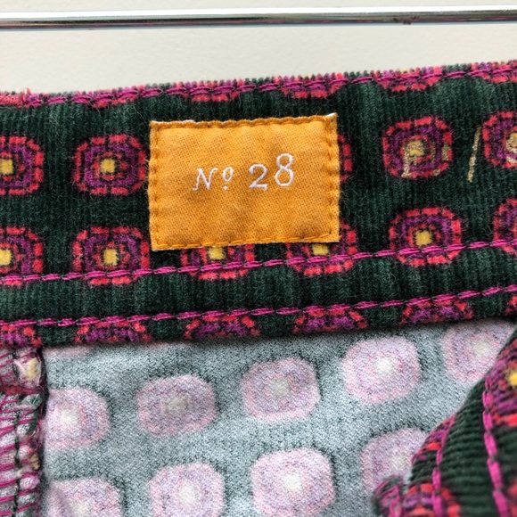 Pilcro and the Letterpress printed skinny cords - Picture 5 of 7